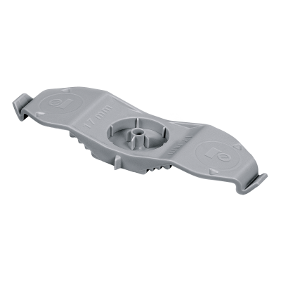 Uchwyt do kabli płaskich podtynkowych podwójny 17mm 90szt.  RAWLPLUG  (R-SC40-TCD)
