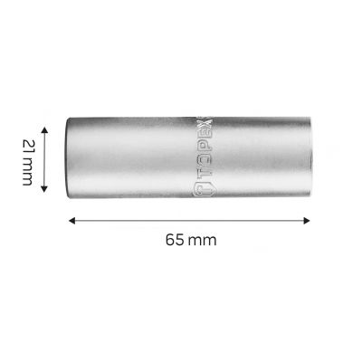 Nasadka do świec 1/2&quot; 21mm TOPEX 38D765 GTX (38D765)