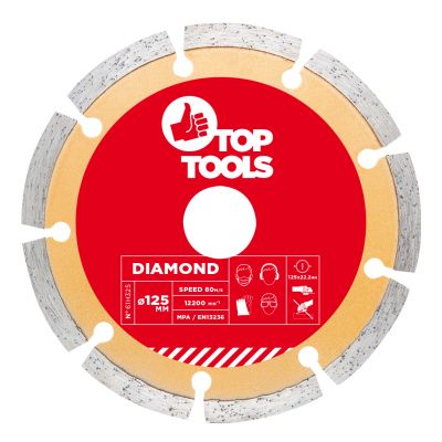 Tarcza diamentowa 125x22,2mm segmentowa Top Tools 61H325 GTX (61H325)