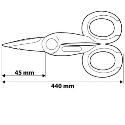 Nożyce do kabli i izolacji 140 mm 01-511 NEO (01-511)