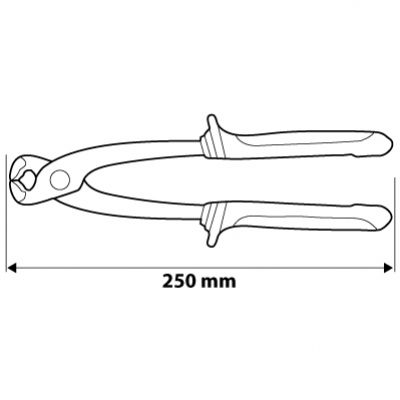 Szczypce tynkarskie 250mm NEO 01-160 GTX (01-160)