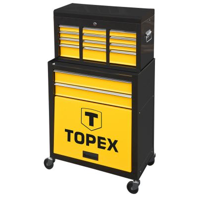 Szafka narzędziowa 2 szuflady duża półka nadstawka TOPEX 79R500 GTX (79R500)