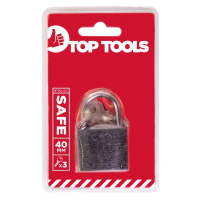 Kłódka 40mm 3 klucze Top Tools 90U301 GTX (90U301)