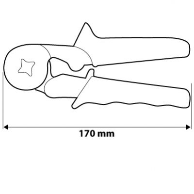 Zaciskarka końcówek tulejkowych średnica tulejek 0,25 - 6mm2 NEO 01-507 GTX (01-507)