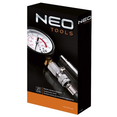 Miernik ciśnienia sprężania z zestawem adapterów. 11-261 NEO (11-261)