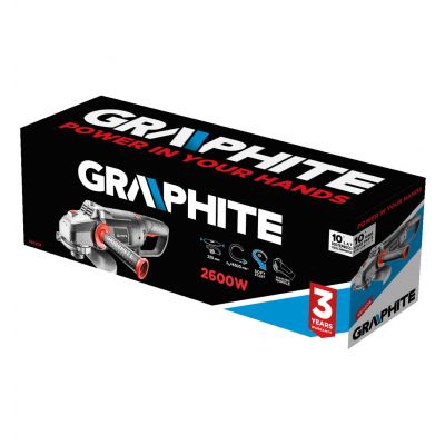 GRAPHITE SZLIFIERKA KĄTOWA 2600W 230mm 59G208 GTX (59G208)