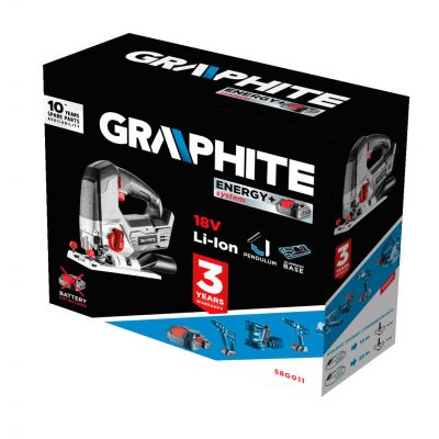Wyrzynarka akumulatorowa Energy+ 18V Li-Ion bez akumulatora GRAPHITE 58G011 GTX (58G011)