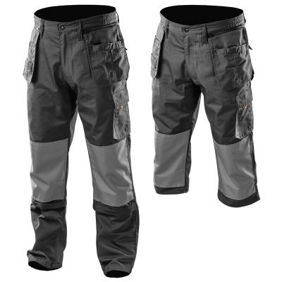 Spodnie robocze, rozmiar XXL/58, odpinane kieszenie i nogawki NEO 81-230-XXL GTX (81-230-XXL)