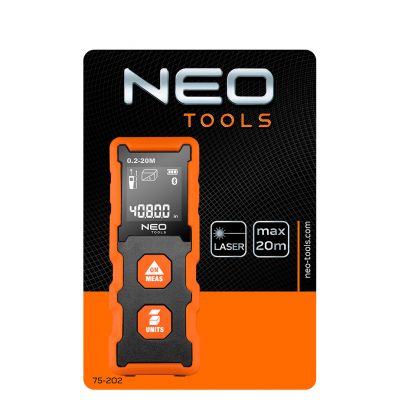 Dalmierz laserowy zasięg 20 m NEO 75-202 GTX (75-202)