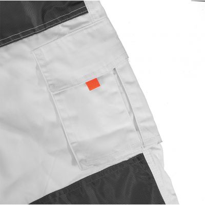 Spodnie robocze na szelkach białe HD rozmiar M/50 NEO 81-140-M GTX (81-140-M)