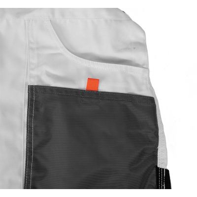 Spodnie robocze na szelkach białe HD rozmiar M/50 NEO 81-140-M GTX (81-140-M)