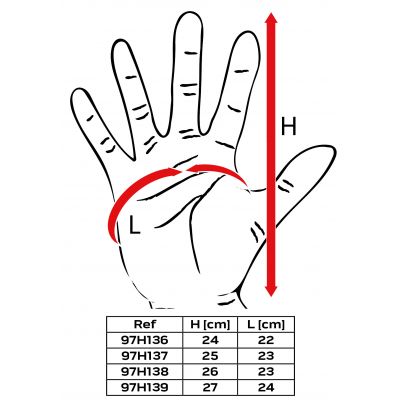 Rękawice ogrodowe pokryte PU rozmiar 9" VERTO 97H137 GTX (97H137)