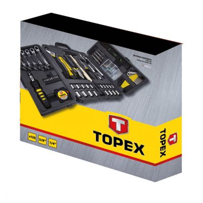 Zestaw narzędzi 135szt, TOPEX 38D215 GTX (38D215)