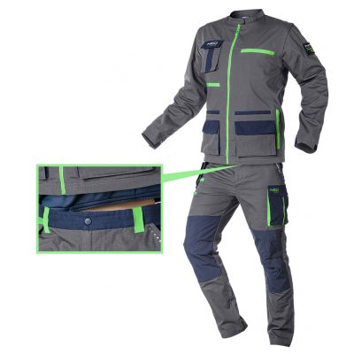 Spodnie robocze PREMIUM, 100% bawełna, ripstop, rozmiar L 81-227-L GTX (81-227-L)