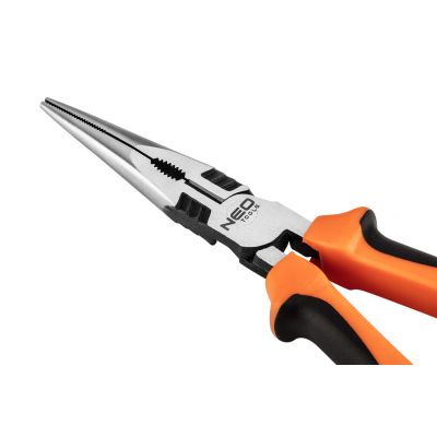 Szczypce wydłużone proste 40% FS 200 mm NEO TOOLS (01-155)
