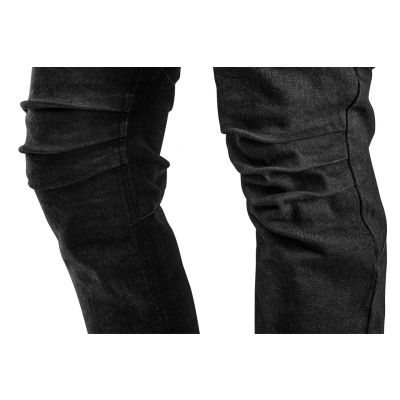 Spodnie robocze jeans denim 5-kieszeni czarne do pasa bawełna L/52 NEO (81-233-L)