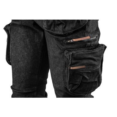Spodnie robocze jeans denim czarne 81-233 M NEO TOOLS (81-233-M)