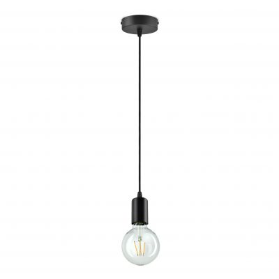 Balbu 1P E27, lampa wisząca, max. 60W, czarna AD-LD-6273BE27M ORNO (AD-LD-6273BE27M)