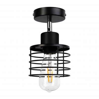 Kinkiet ISLA 1P E27, max.60W, czarny (AD-LD-6385BE27M)