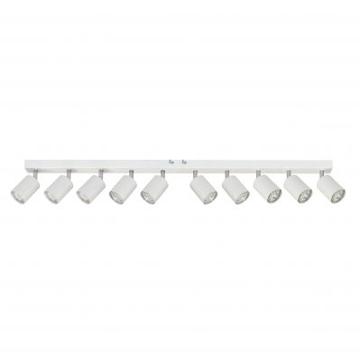 DOA SP 10, oprawa ścienno-sufitowa, GU10 max. 10x50W, IP20, biała (AD-OP-6279WGU10)