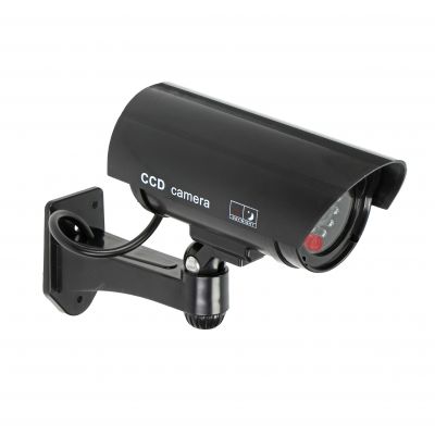 Atrapa kamery monitorującej CCTV, bateryjna, czarna (CD-3/B)