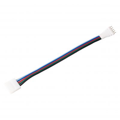 Złączka LED RGBW 12mm dwustronna z przewodem PIN/złączka LH-9/18 ORNO (LH-9/18)