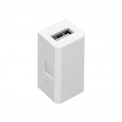 kostka z gniazdem USB do gniazda meblowego OR-GM-9011/W OR-GM-9011/W/USB ORNO (OR-GM-9011/W/USB)