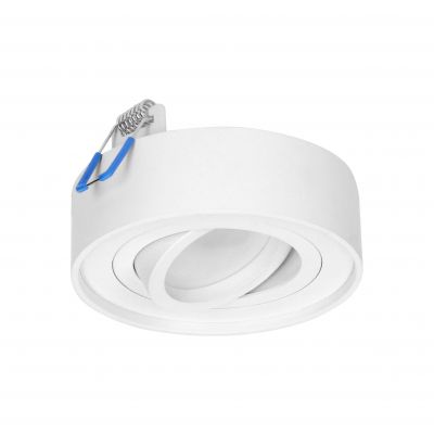 SORMUS R ramka dekoracyjna oprawy punktowej, MR16/GU10 max 50W, regulowana, koło, biała (OR-OD-6169/W)