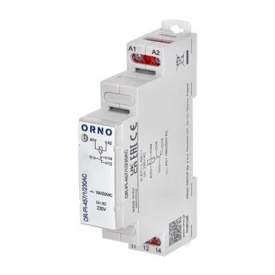 Przekaźnik instalacyjny 1P 230 VAC 16A ORNO (OR-PI-457/1/230AC)