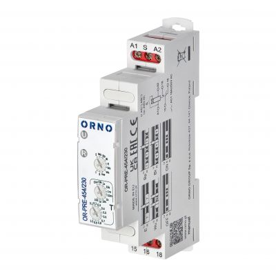 Przekaźnik czasowy 10 funkcji, 230VAC OR-PRE-454/230 ORNO (OR-PRE-454/230)