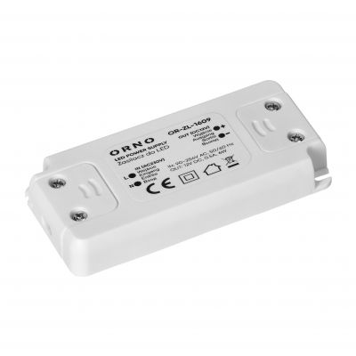 Zasilacz LED 12V DC 6W 0,5A IP20 OR-ZL-1609 ORNO (OR-ZL-1609)