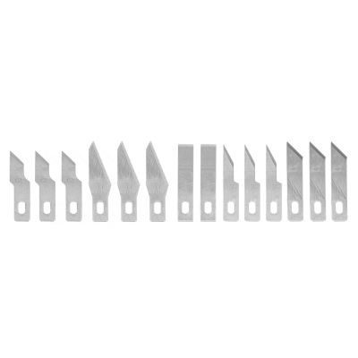 Nóż precyzyjny skalpel z wymiennym ostrzem zestaw w pudełku 14 szt. NEO GTX (63-023)