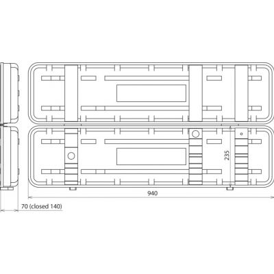 Kufer z tworzywa sztucznego na wskaźnik PHE III (767997)