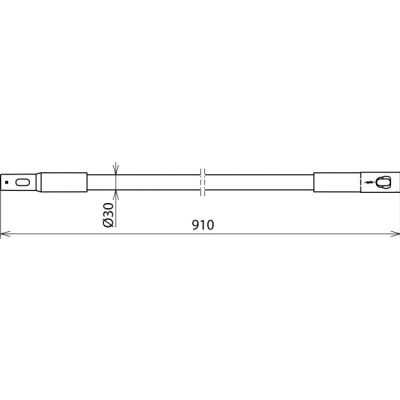 Przedłużenie drążka izolacyjnego 30 mm, 36 kV 50 Hz, dł. 910 mm (766356)
