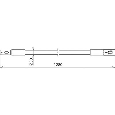 Przedłużenie drążka izolacyjnego 30 mm, dł. 1280 mm (766366)