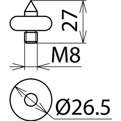 Elektroda ze szpicem (766913)