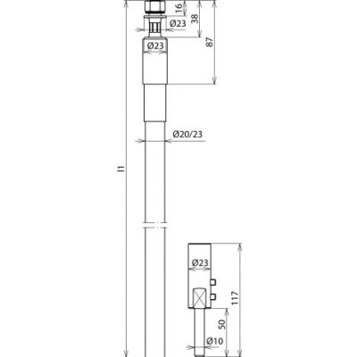 DEHNconductor, przewód o izolacji HVI 20 mm, długość 6m, czarny (819226)