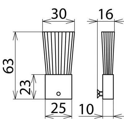 Pędzel zapasowy do dysz 40 mm (3 szt.) (785596)