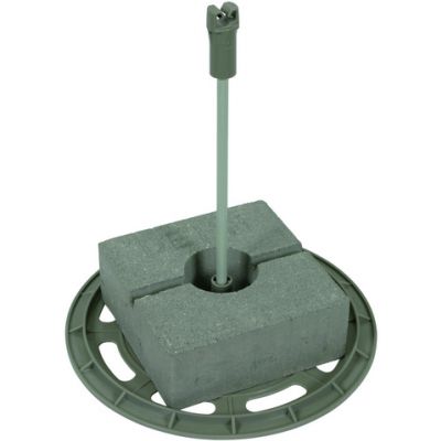 Kompletny wspornik DEHNiso-DLH z podstawą betonową i podkładką, na odstęp s=15 cm (253115)