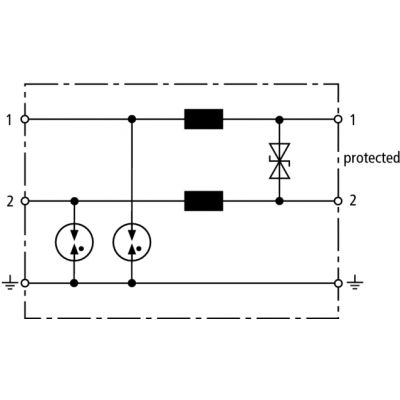 Ogranicznik przepięć hybrydowy BLITZDUCTOR VT (918409)