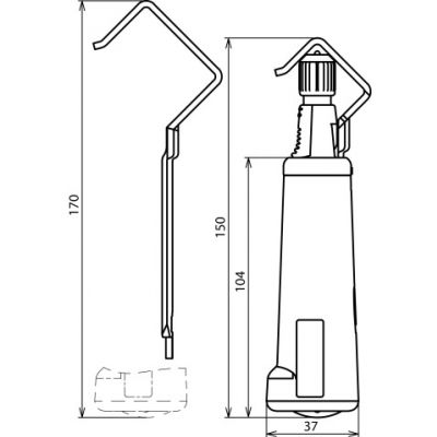 DEHNhelix - narzędzie do zdejmowania płaszcza z HVI 20-27 mm (597230)