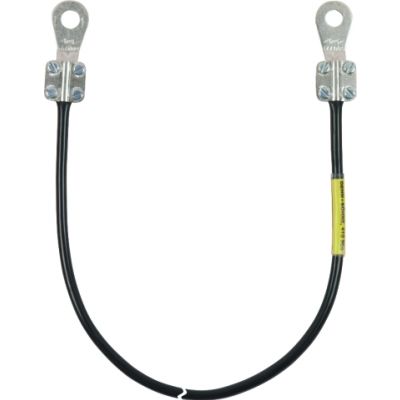 Kabel uziemiający 10 mm2 / dł. 0,3 m (kolor czarny) (410903)