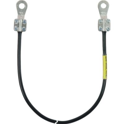 Kabel uziemiający 10 mm2 / dł. 0,6 m (kolor czarny) (410906)