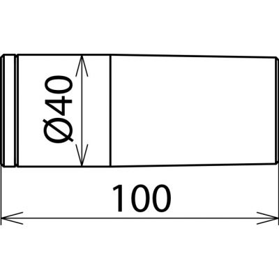 Adapter adapter do szczotek i dysz fi 20/40 mm (785212)