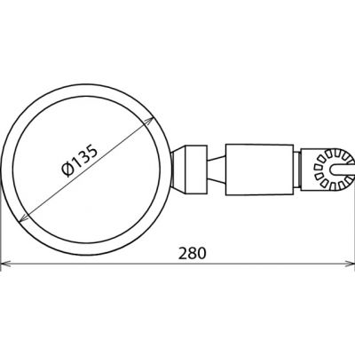 Lustro izolacyjne fi 135 mm (785190)
