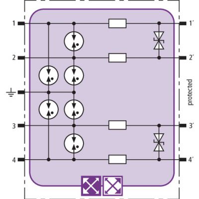 Moduł do ogranicznika przepięć BLITZDUCTOR XT Ex (i), do pętli 4-20 mA, Profibus-PA Ex (i), ochrona  (920381)