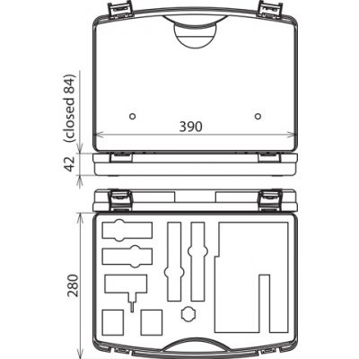 Kufer z tworzywa sztucznego na DEHNcap/P (767107)