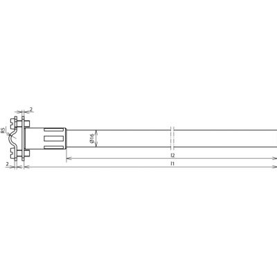 DEHNiso, Wspornik dystansujący do drutu 7-10 mm, ZG-St/tZn / GFK / NIRO (106165)
