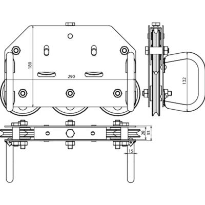 Prostowarka do drutu 7-10 mm, wariant A, St/tZn (597004)