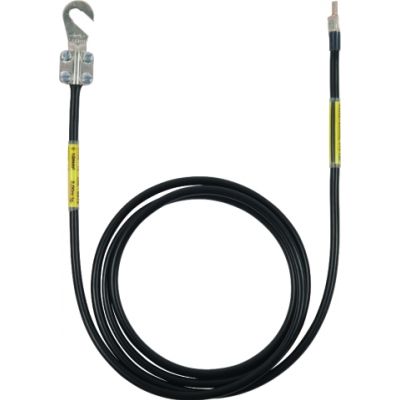 Kabel uziemiający 10 mm2 / dł. 2,0 m (kolor czarny) (410720)